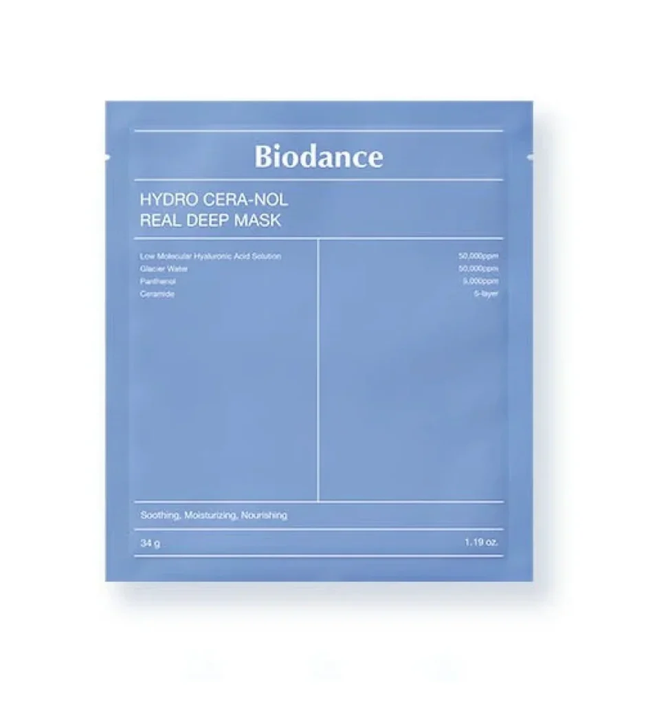 Biodance hydro cera-nol real deep mask