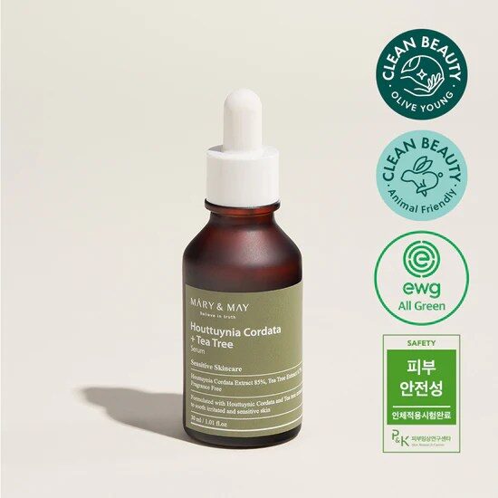 Mary&may houttuynia cordata +tea tree serum 30ml