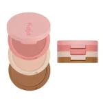 Kaja Play Bento Powder Blush & Highlighter & Cream Bronzer #01 Butter Up