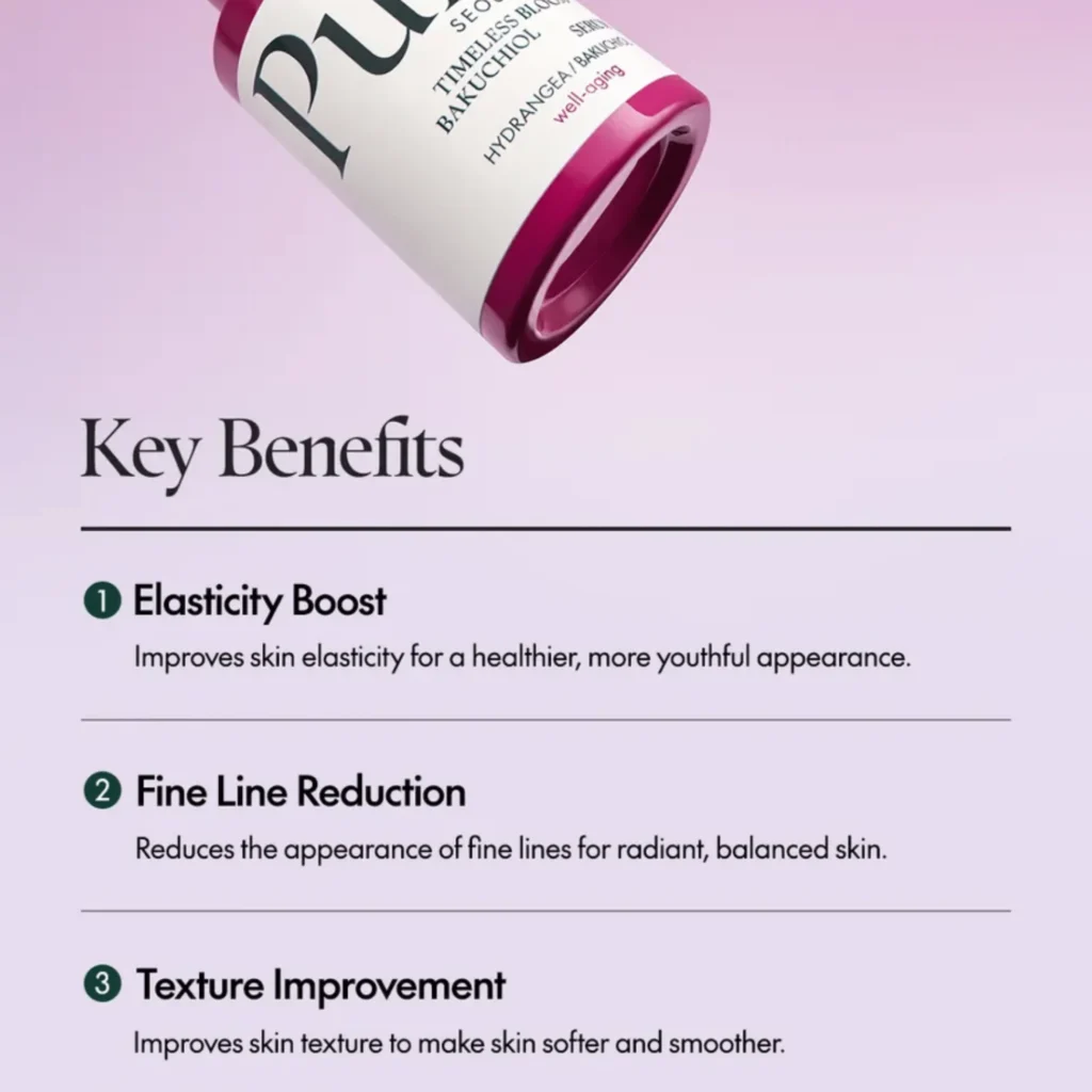 Purito seoul timeless bloom bakuchiol serum 30ml
