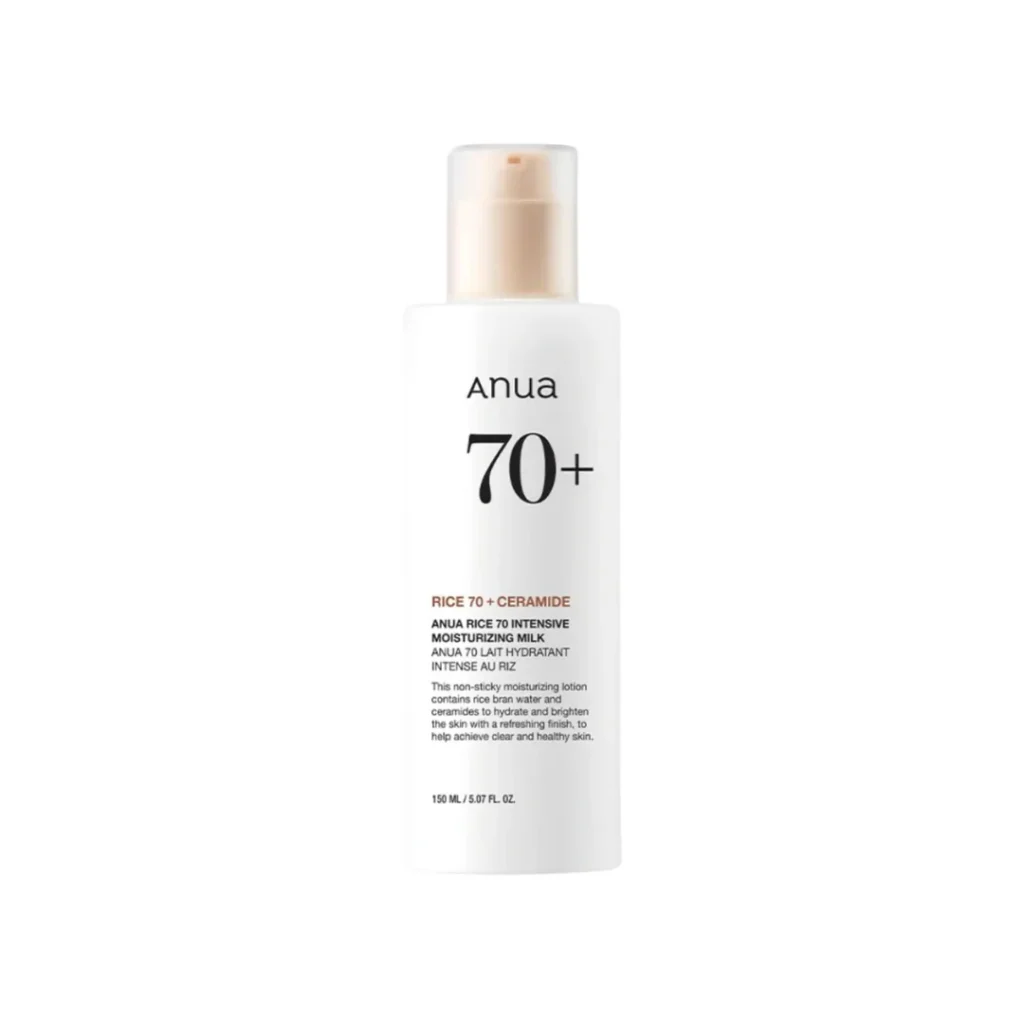 Anua rice 70 intensive moisturizing milk 150ml