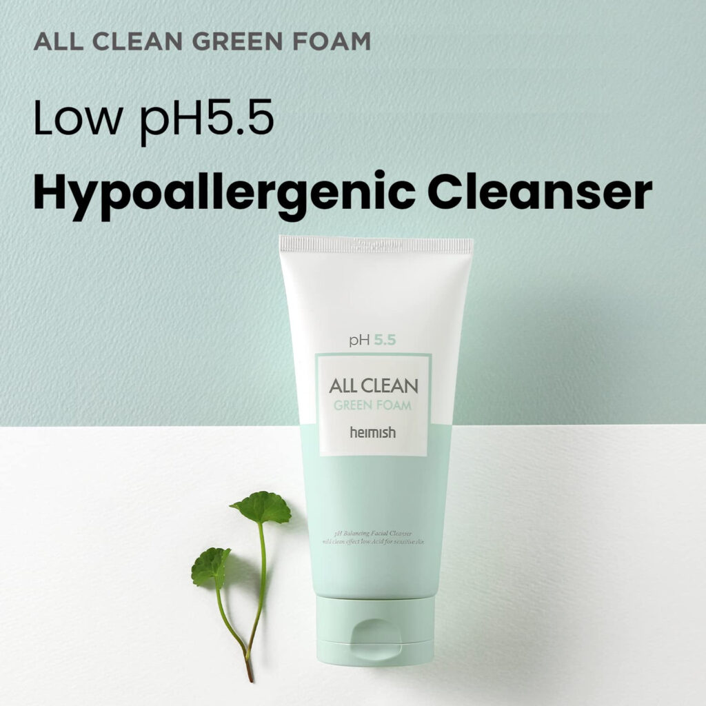 Heimish ph 5. 5 all clean green foam 150ml