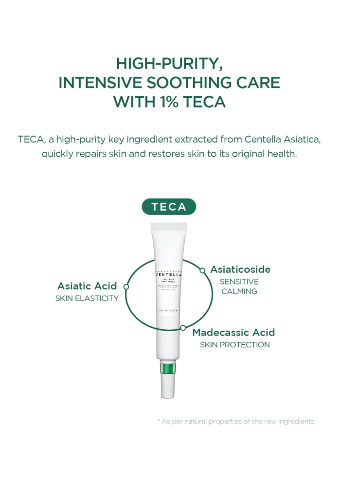 Skin1004 madagascar centella tea-trica spot cream 20ml