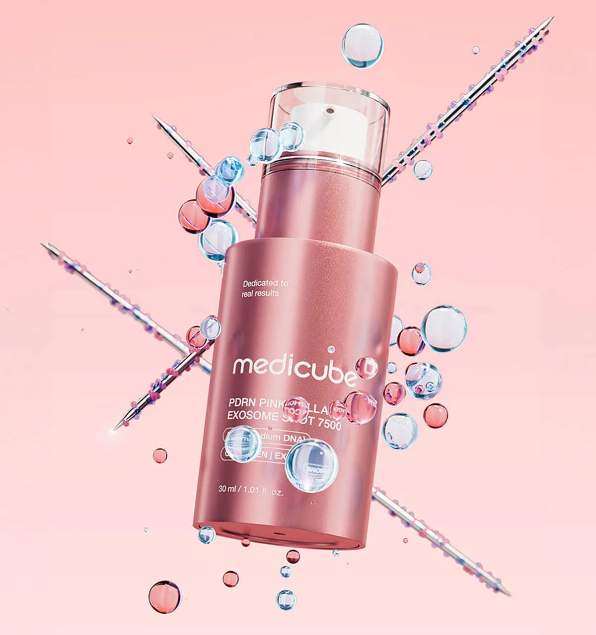 Medicube pdrn pink exosome shot serum 7500 30ml - best price on stylekorean arabia