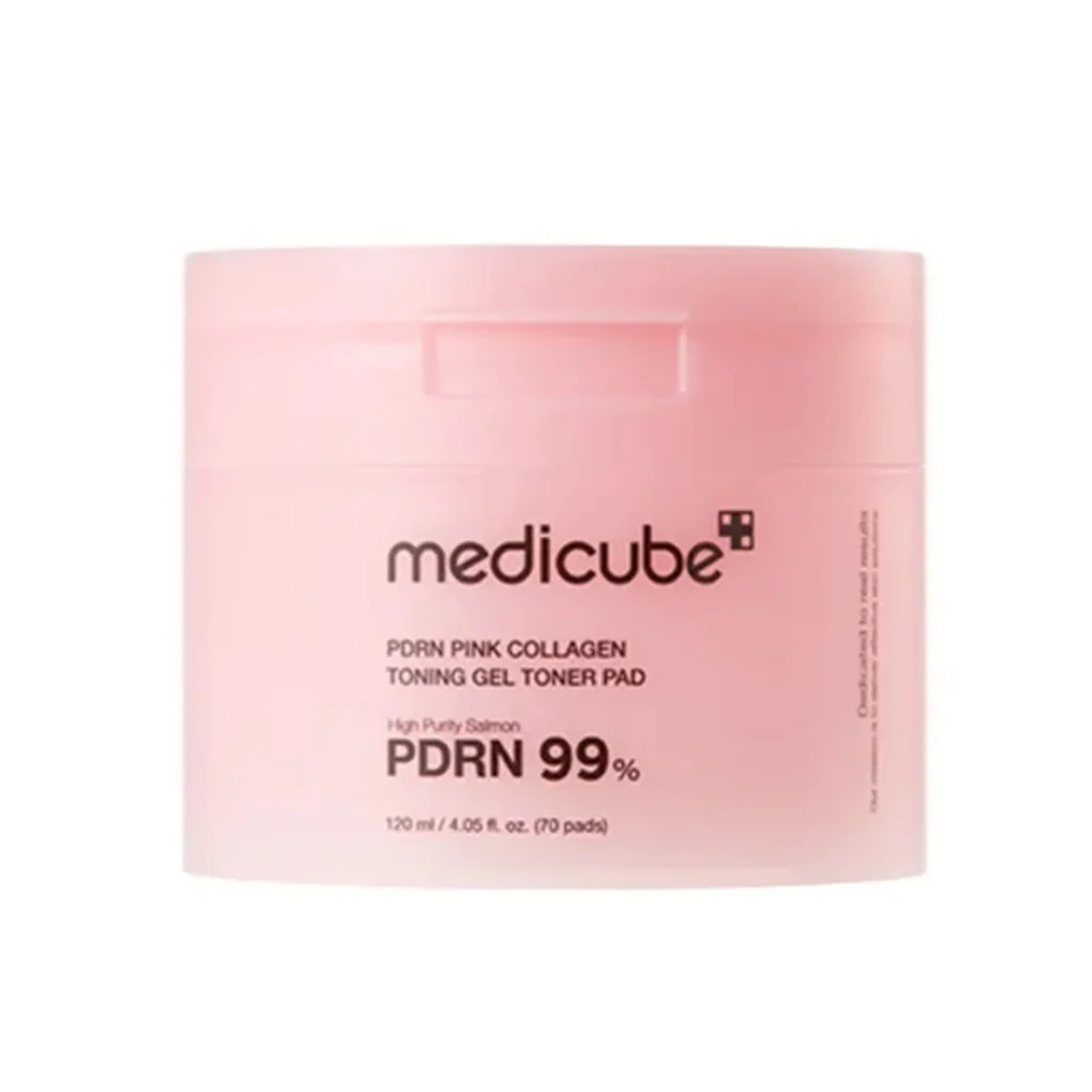 Medicube pdrn pink collagen toning gel toner pad 120ml (70pcs)