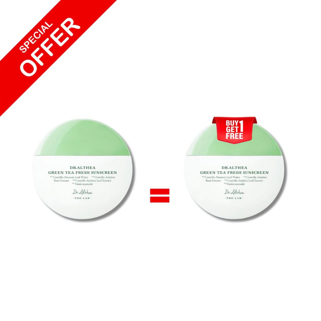 Buy 1 get 1 free dr. Althea green tea fresh sunscreen 45ml