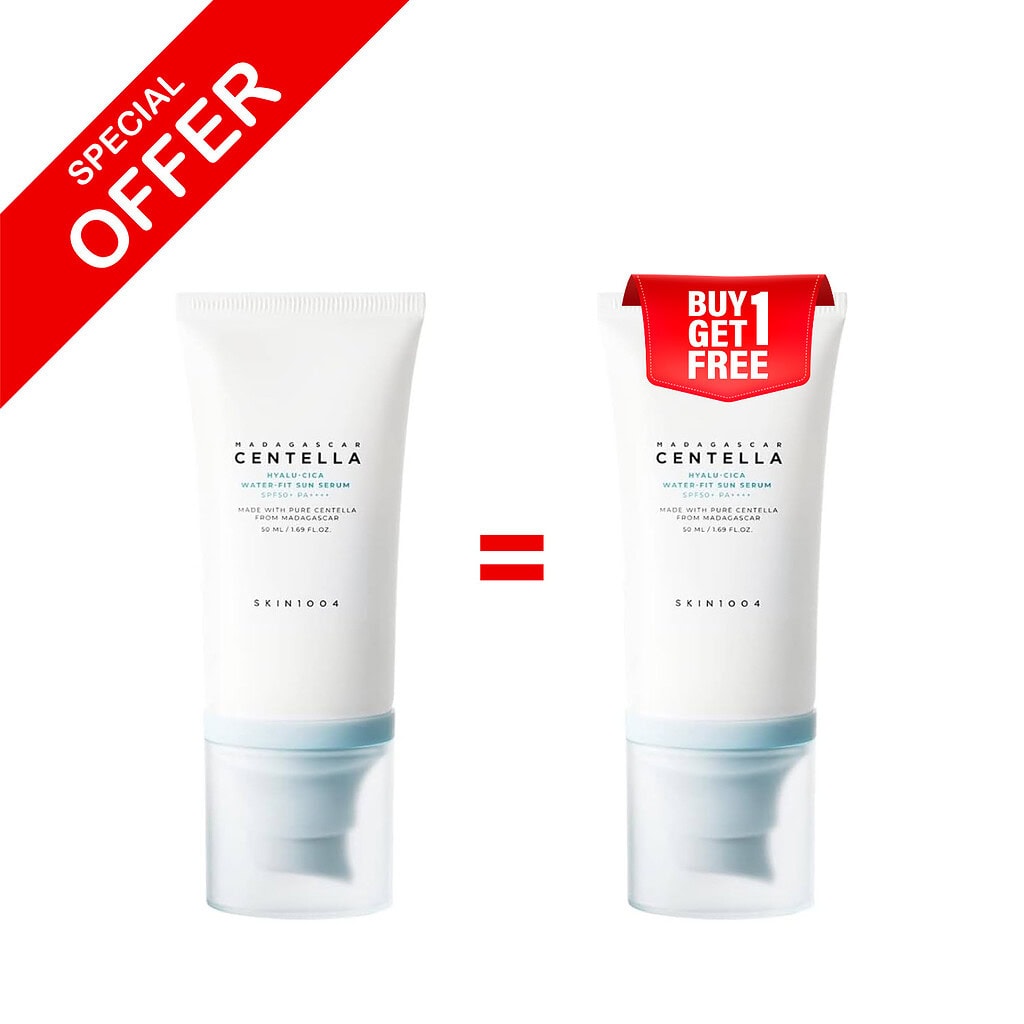 Buy 1 get 1 free skin1004 centella hyalu-cica water-fit sun serum 50ml