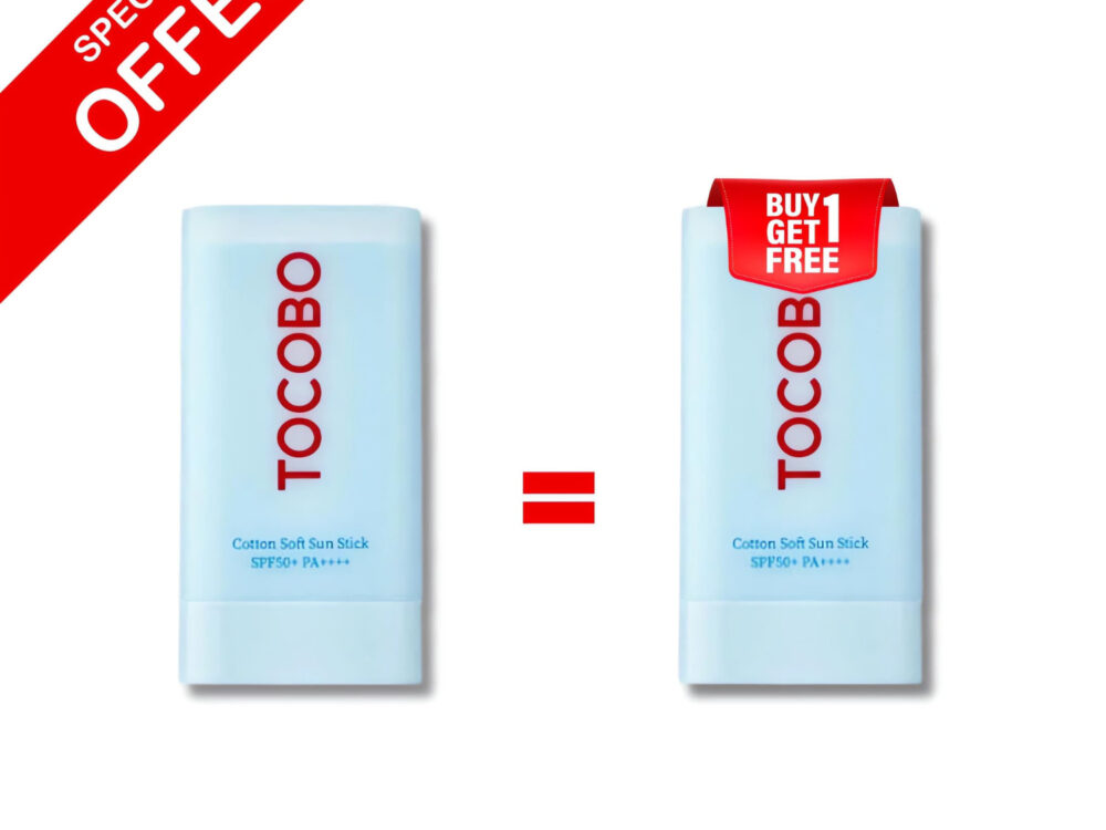 Buy 1 Get 1 Free TOCOBO Cotton Soft Sun Stick SPF50+ PA++++