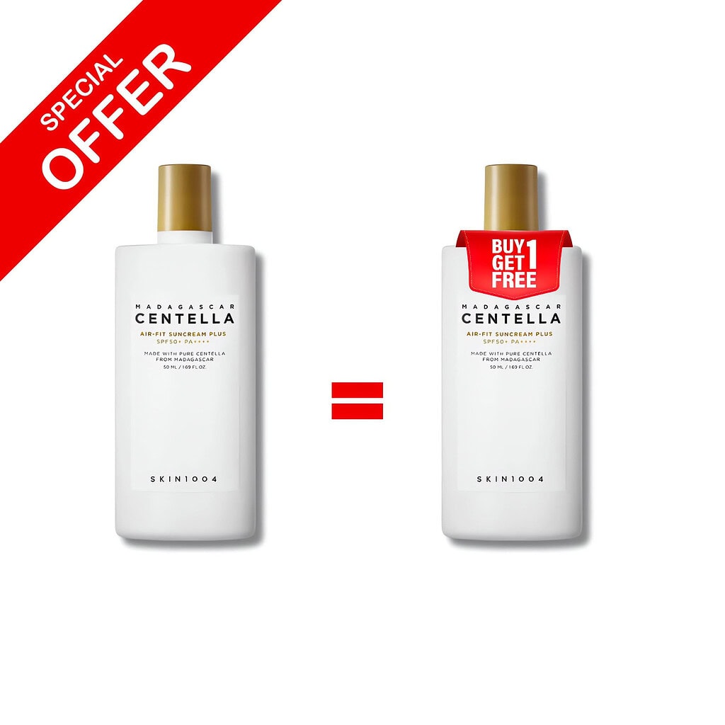 Buy 1 get 1 free skin1004 madagascar centella air-fit suncream plus 50ml
