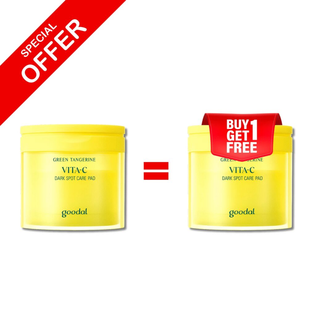 Buy1 get1 free goodal green tangerine vita-c dark spot care pad (70ea)