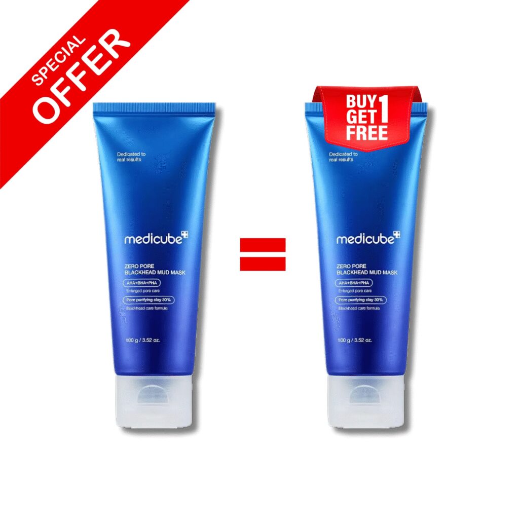 Buy1 get1 free medicube zero pore blackhead mud mask 100g