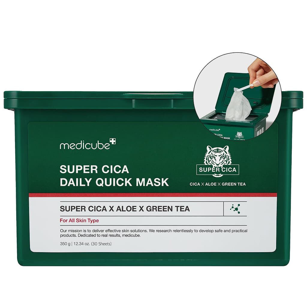 Medicube super cica daily quick mask 30pcs