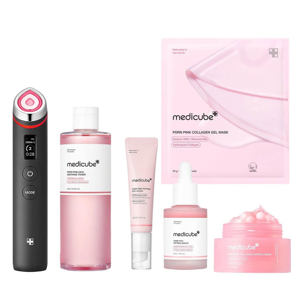 MEDICUBE PDRN Peptide Booster Pro Black Set