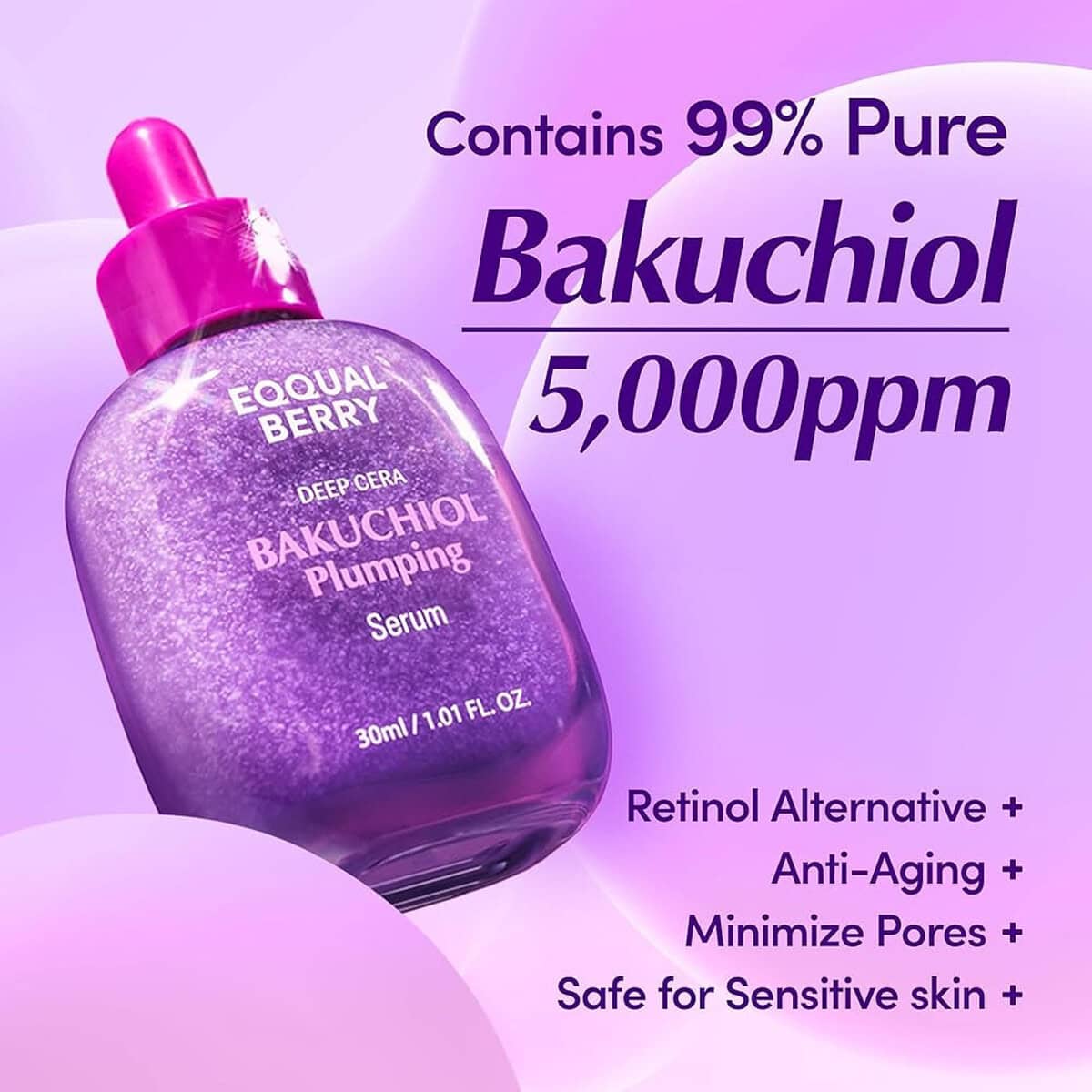 Eqqualberry bakuchiol plumping serum 30ml - best price on stylekorean arabia