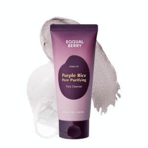 Eqqualberry purple rice pore purifying pack cleanser