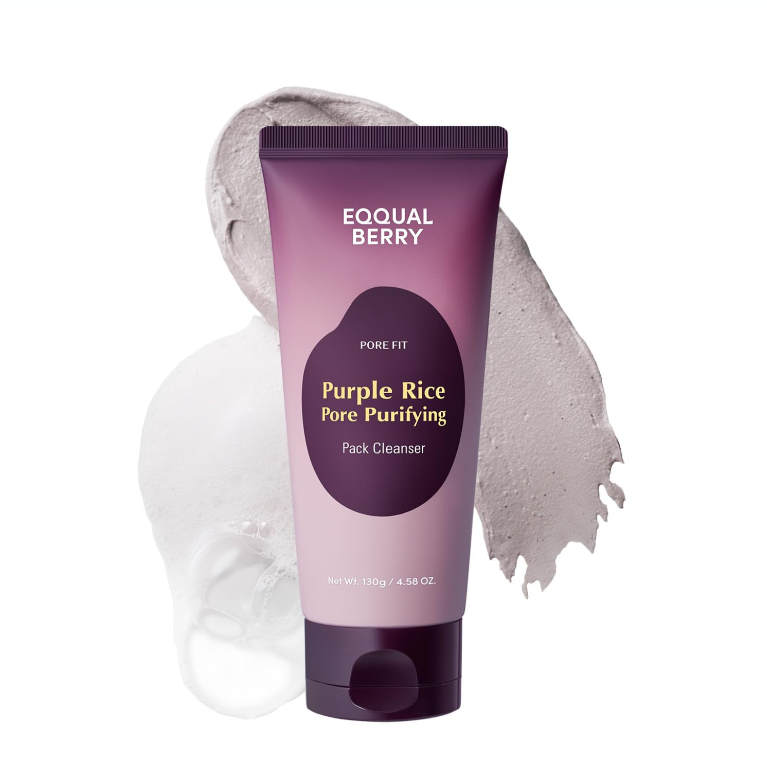 EQQUALBERRY Purple Rice Pore Purifying Pack Cleanser