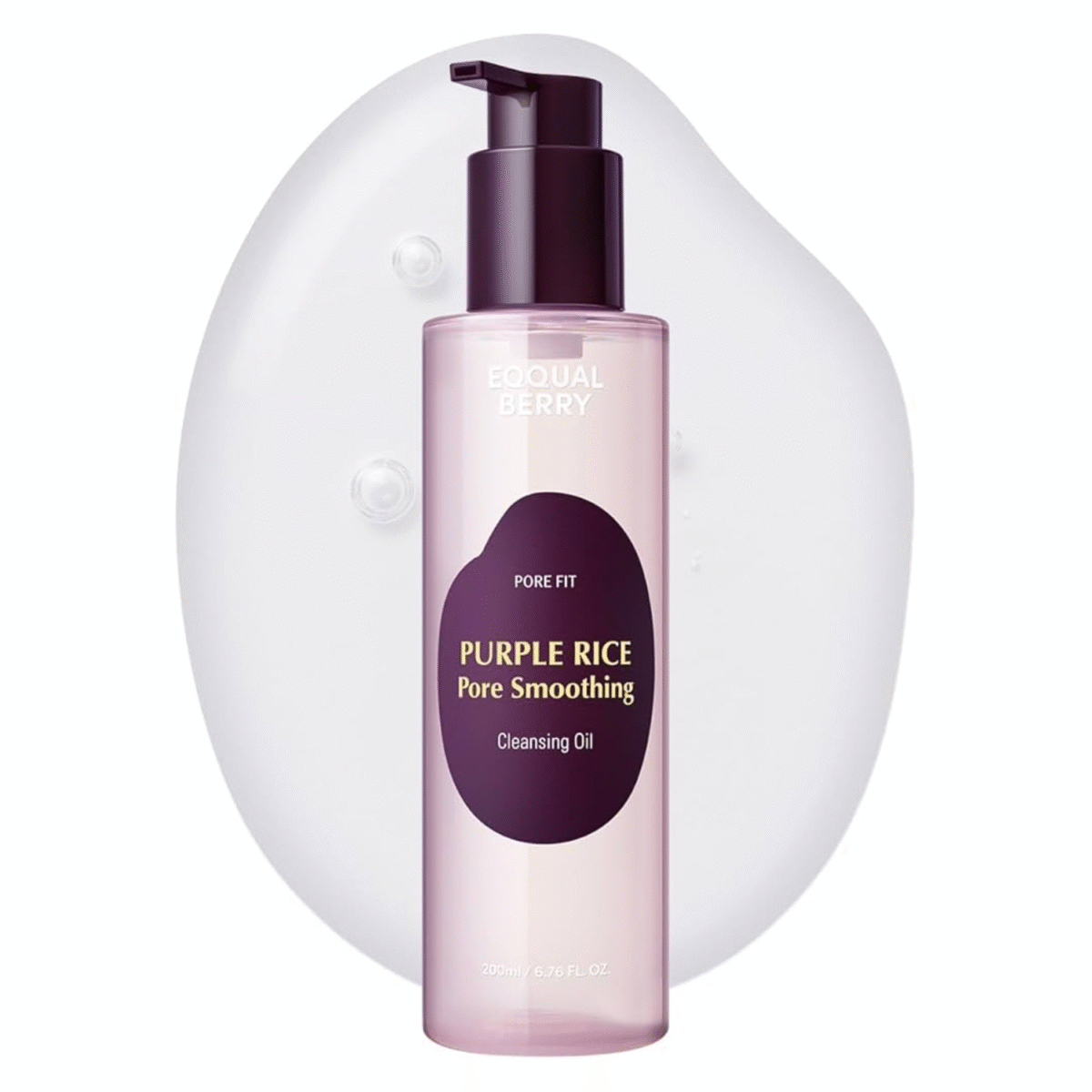 Eqqualberry purple rice pore smoothing cleansing oil 200ml