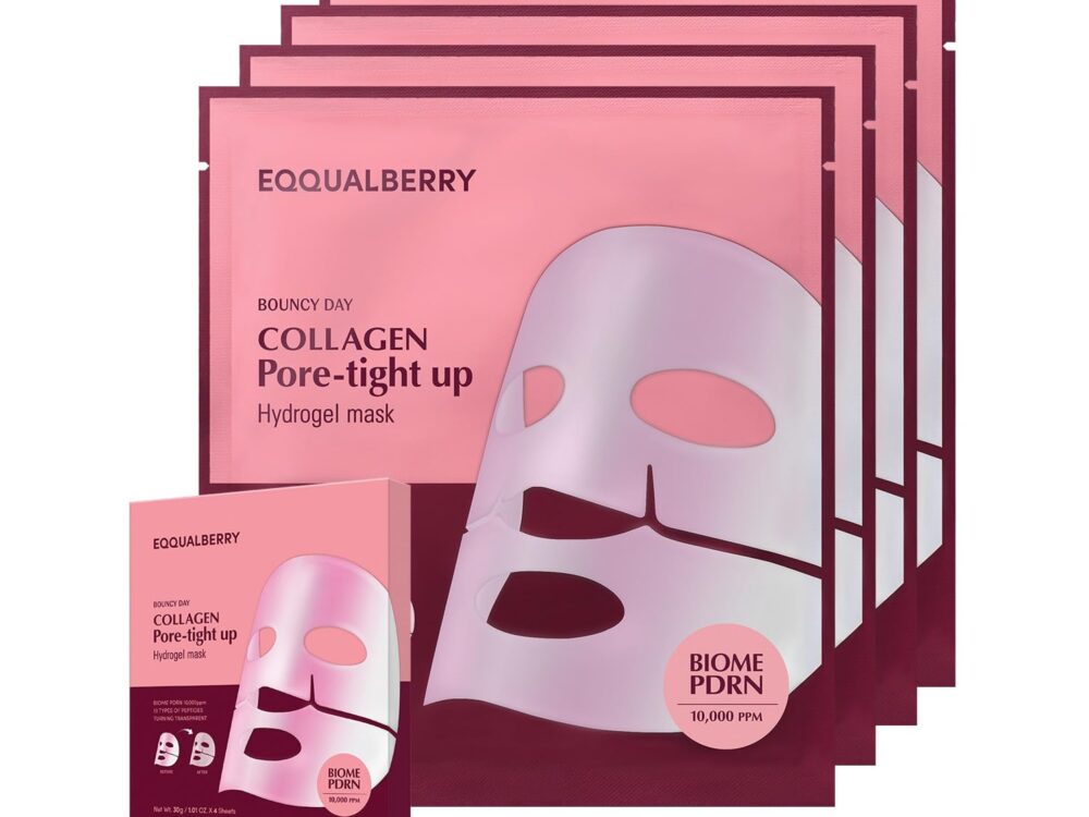 Eqqualberry collagen pore tight up gel mask (4ea)