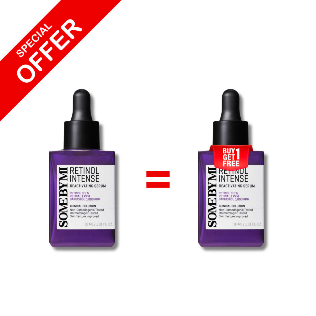 Buy1 get1 free some by mi retinol intense reactivating serum 30ml